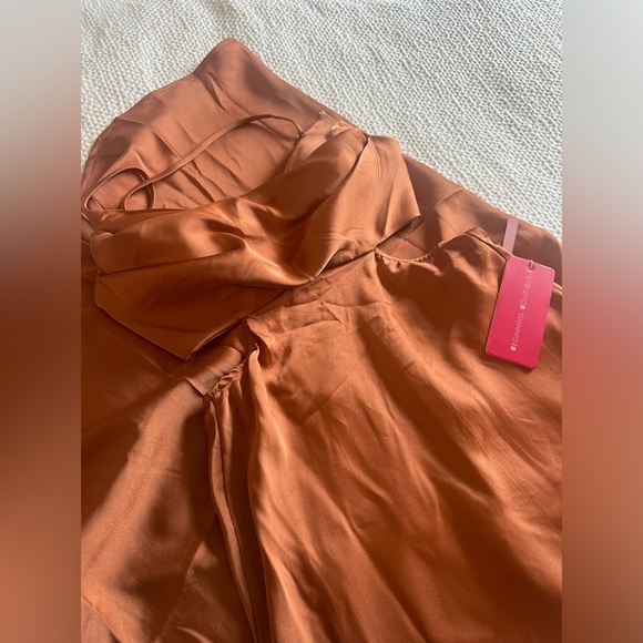 Orange Maxi Dress - Picture 2 of 4